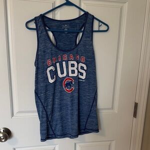 Genuine Merchandise Chicago Cubs Navy Blue Tank with Red & White Logo